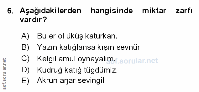 Soru 6