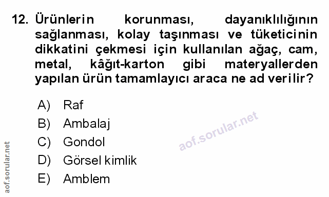 Soru 12