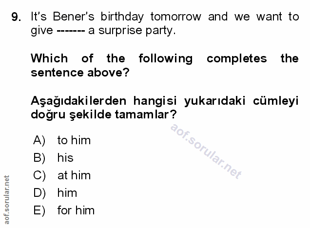 Soru 9