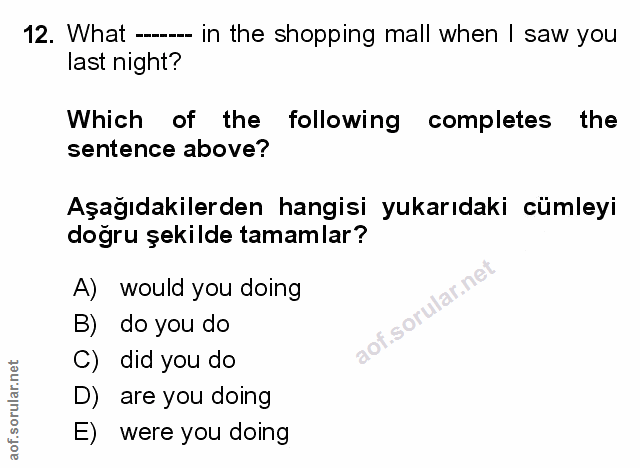 Soru 12
