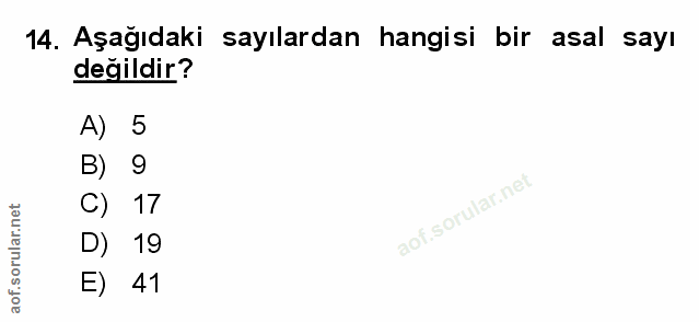 Soru 14