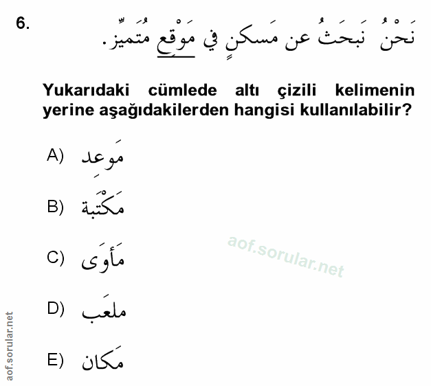 Soru 6
