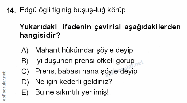 Soru 14