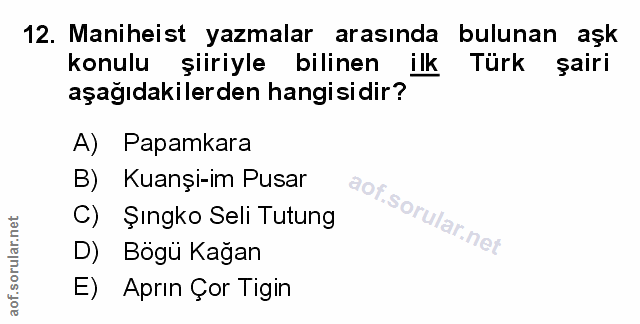 Soru 12