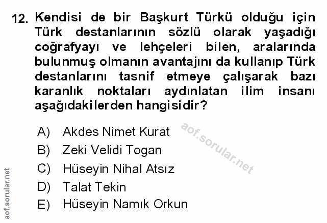 Soru 12