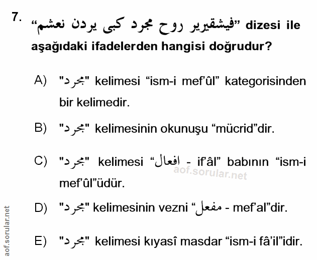 Soru 7