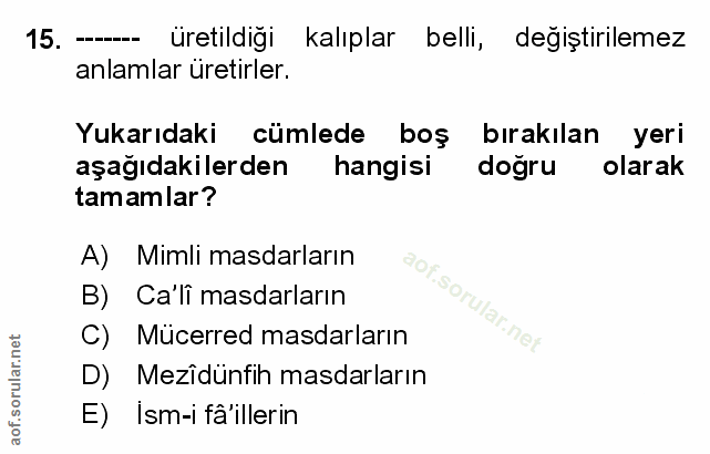 Soru 15