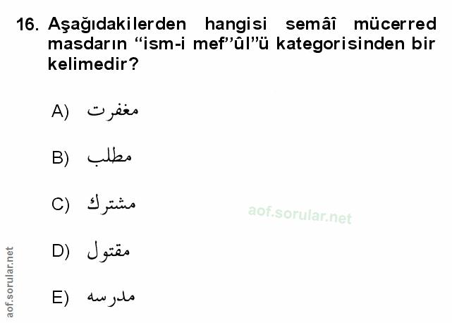 Soru 16