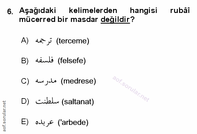 Soru 6