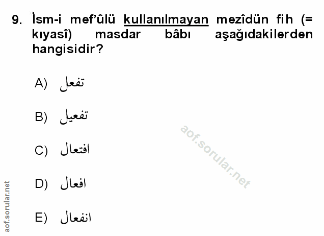 Soru 9