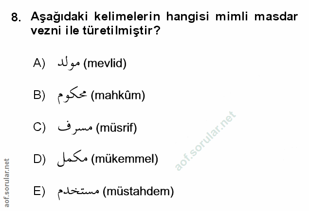 Soru 8