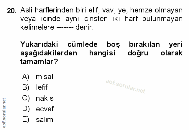 Soru 20