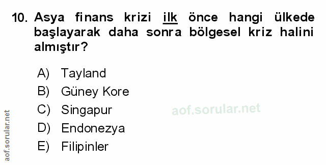 Soru 10