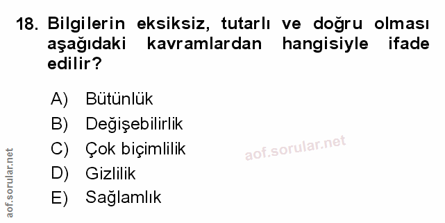 Soru 18