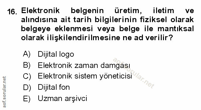 Soru 16