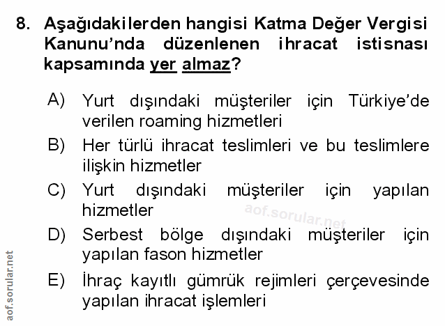 Soru 8