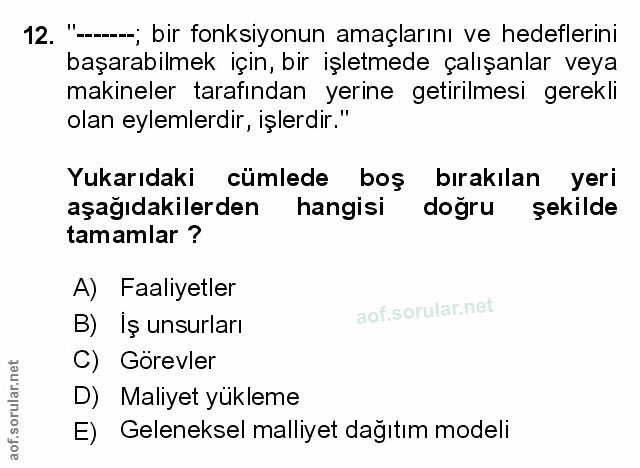 Soru 12