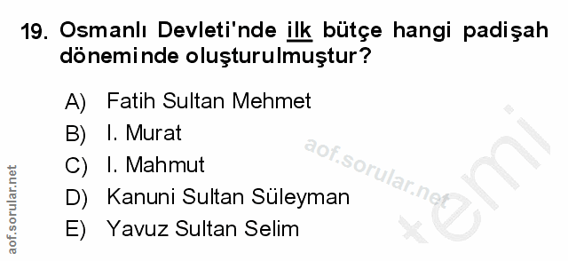 Soru 19
