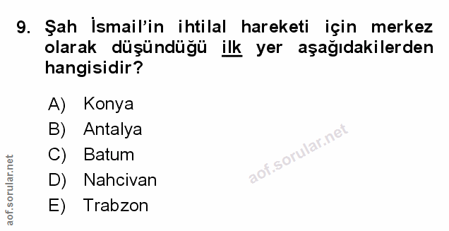 Soru 9