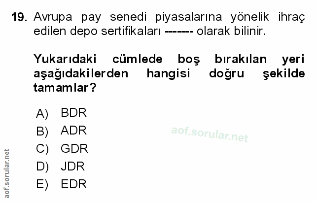 Soru 19
