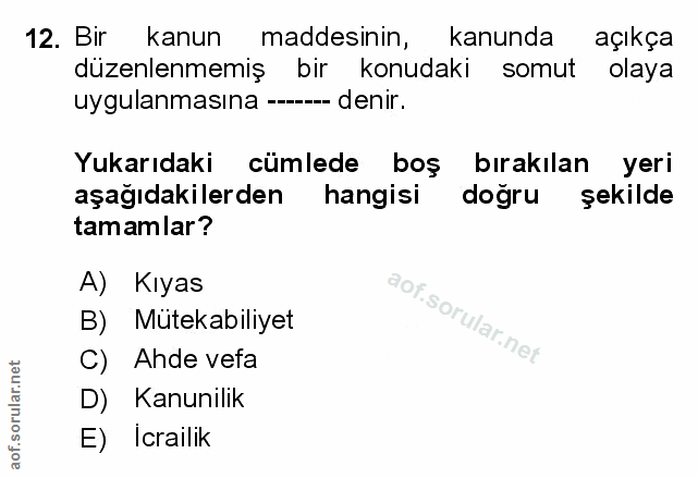 Soru 12