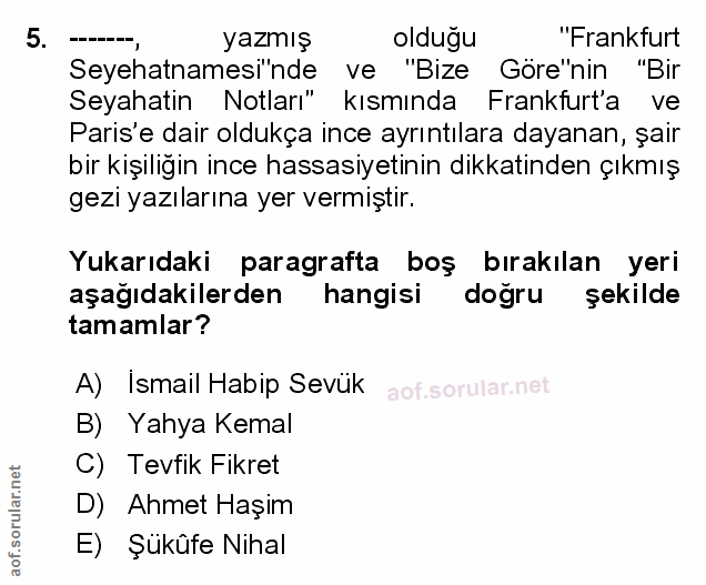 Soru 5