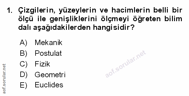 Soru 1