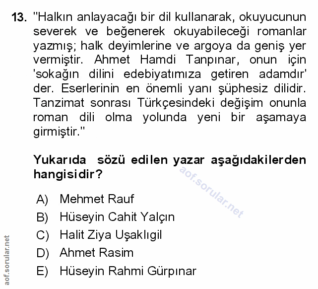 Soru 13