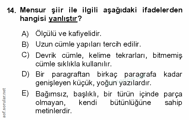 Soru 14