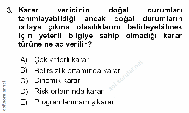 Soru 3