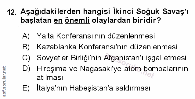 Soru 12