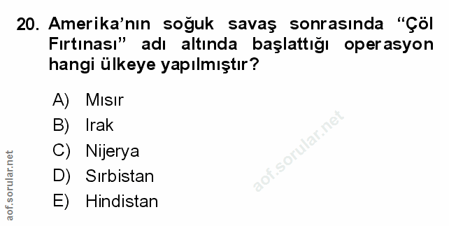 Soru 20