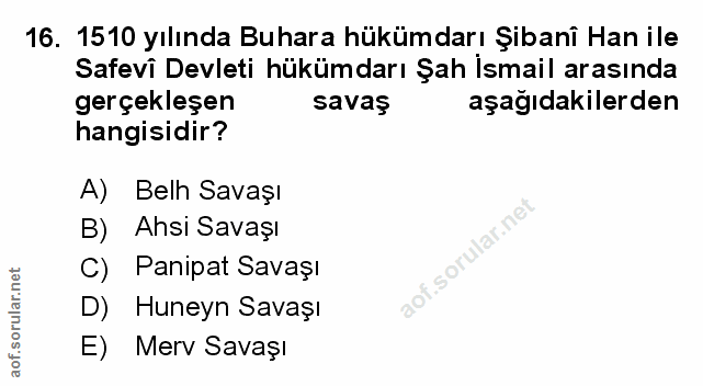 Soru 16