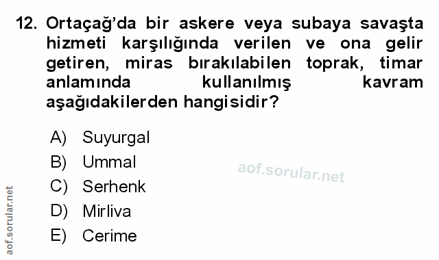 Soru 12