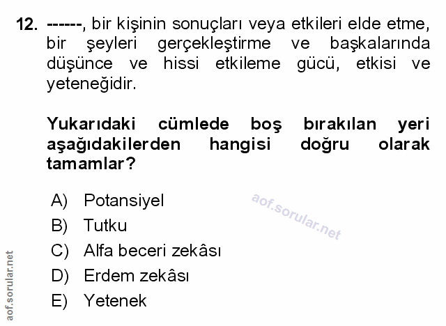 Soru 12
