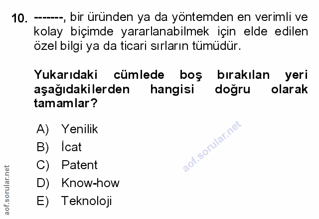 Soru 10
