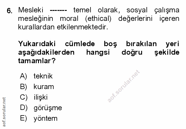 Soru 6