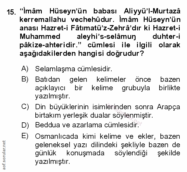 Soru 15