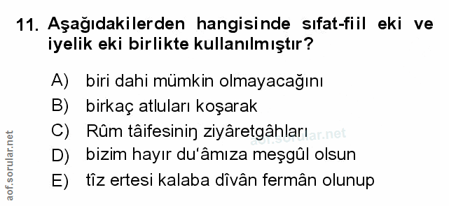 Soru 11