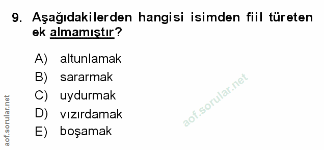 Soru 9