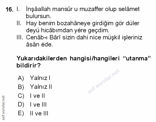 Soru 16