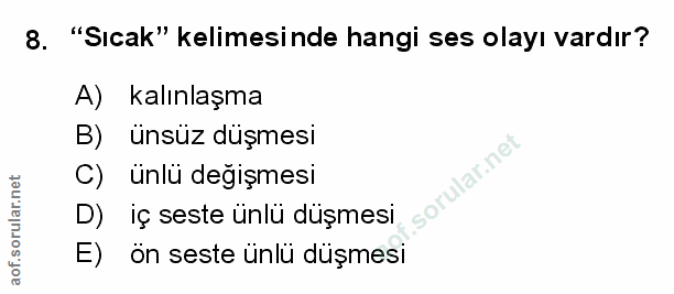 Soru 8