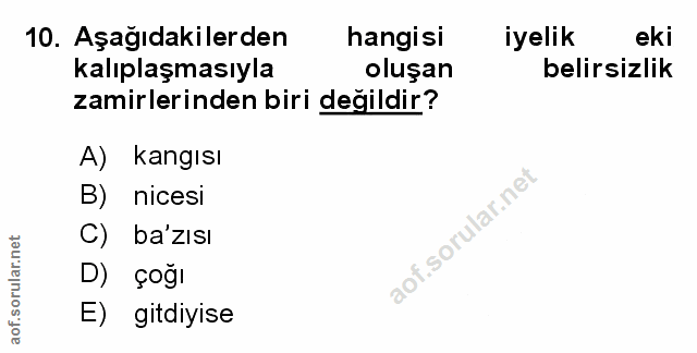 Soru 10