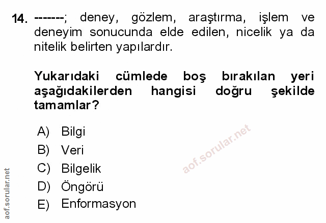 Soru 14