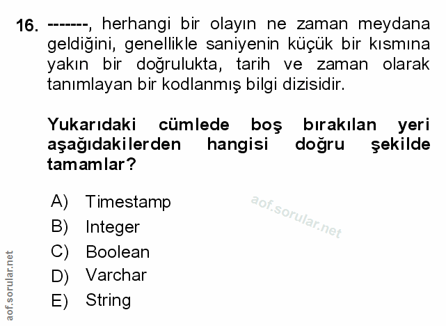 Soru 16