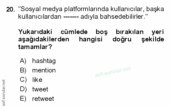 Soru 20