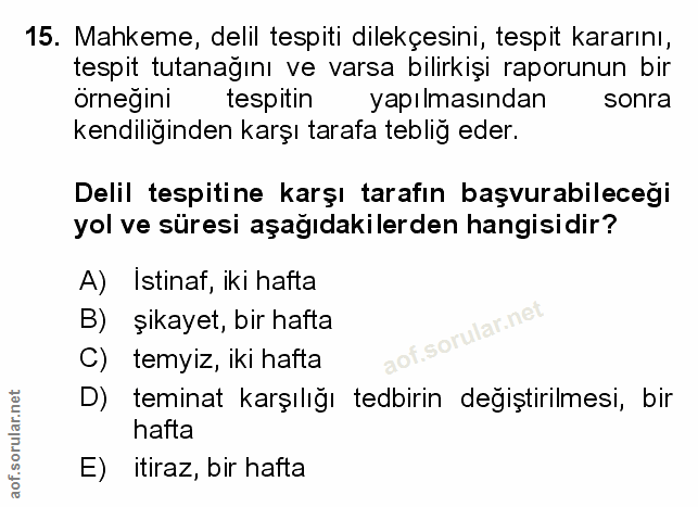 Soru 15