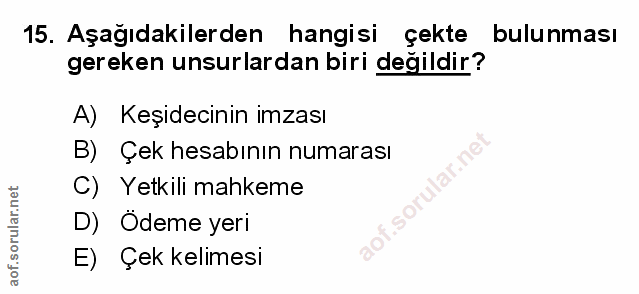 Soru 15