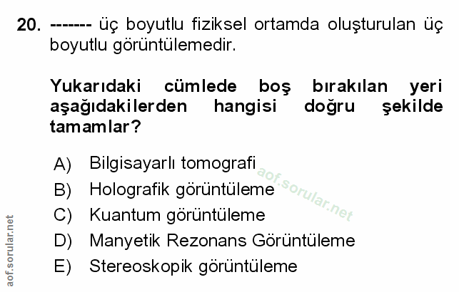 Soru 20