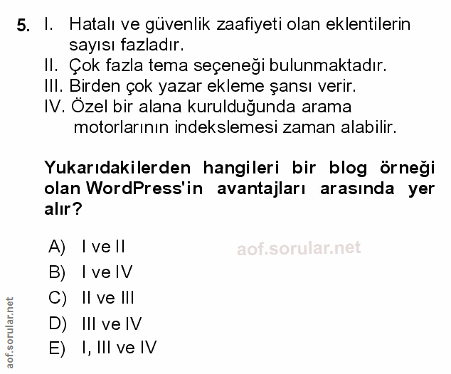 Soru 5